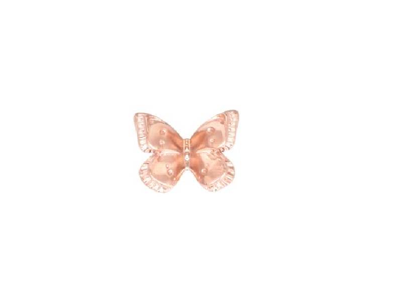 SINGLE STUD EARRING WITH ROSE GOLD BIG BUTTERFLY ORFAR42R